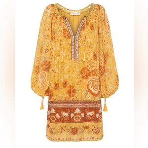NWT Spell Mystic Tunic Bohemian Relaxed Fit Dress Sunflower Yellow in XXL